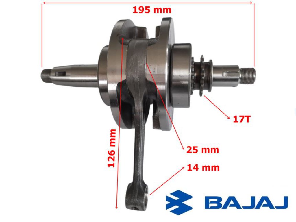 Bajaj Di̇scover 150 Krank Komple Orji̇nal