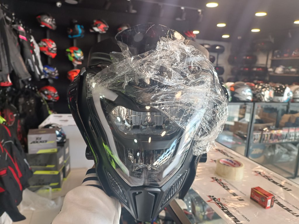 Bajaj Pulsar Ns 200 Far Komple ( Ledli̇ ) Grenajlı Si̇perli̇k Camlı