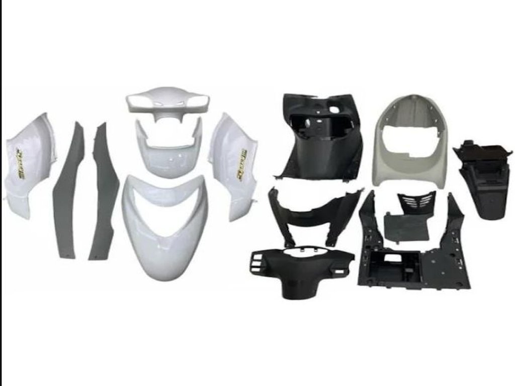 Honda Spacy 110 Beyaz Kaporta Seti